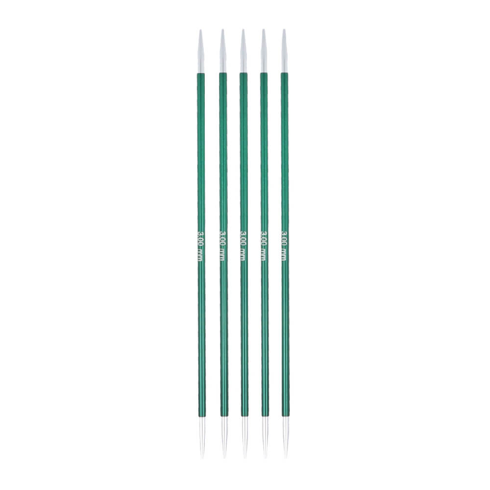KnitPro Zing sokkennaalden 15cm 3.00mm 