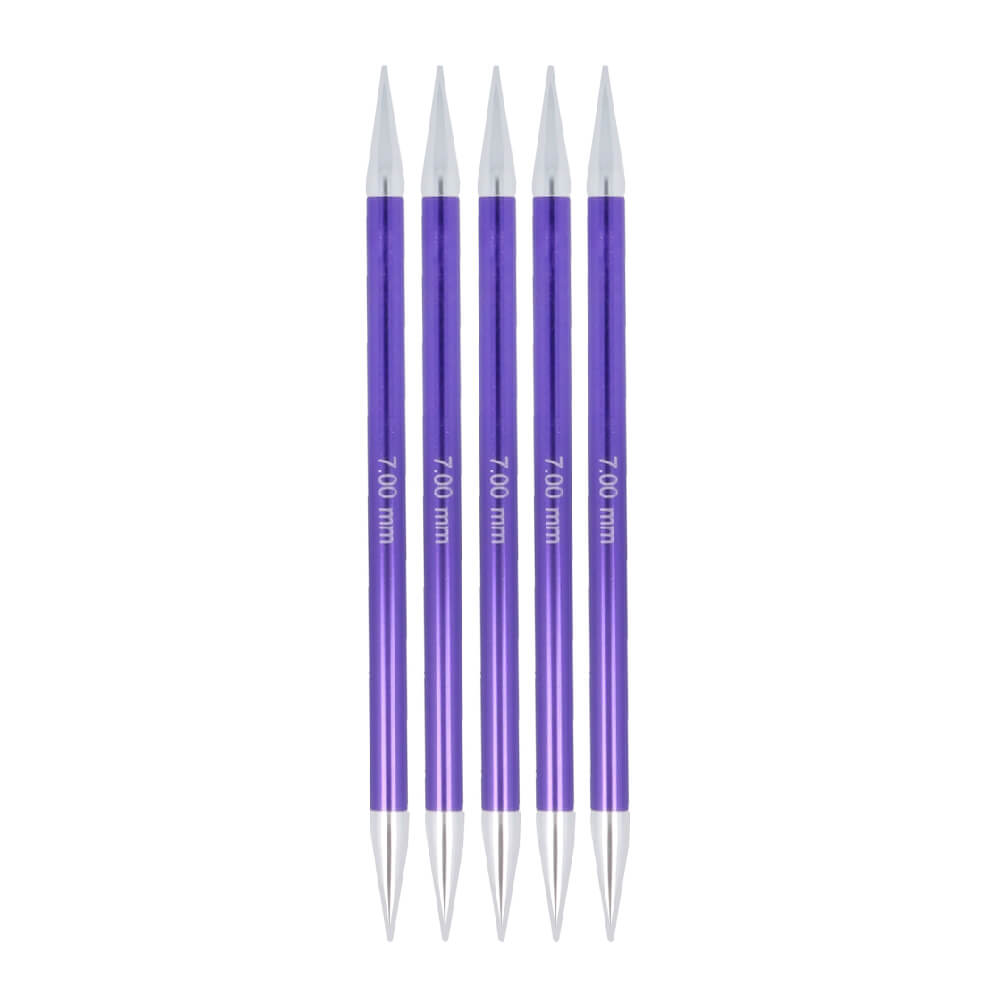 KnitPro Zing sokkennaalden 15cm 7.00mm 