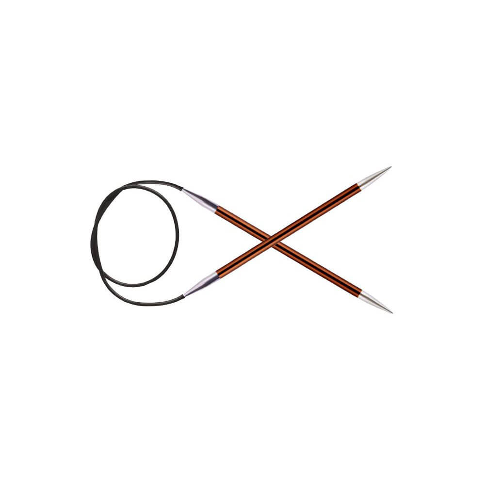 KnitPro Zing rondbreinaalden 80cm 5.50mm 