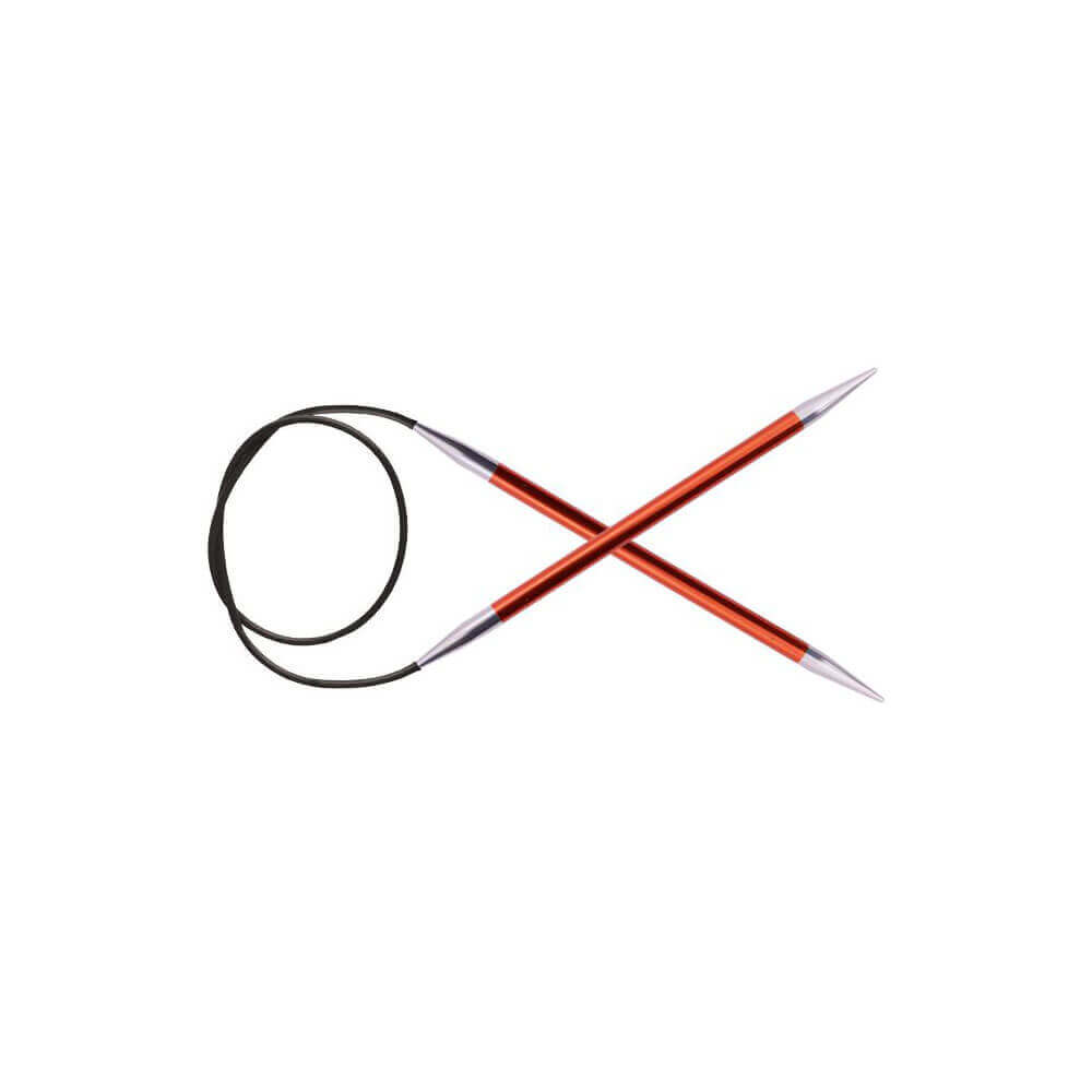 KnitPro Zing rondbreinaalden 100cm 9.00mm 