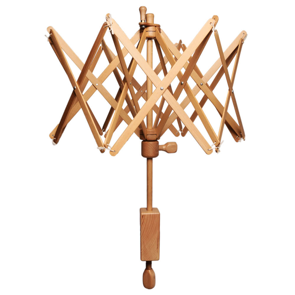 KnitPro Natural parapluhaspel met houder 