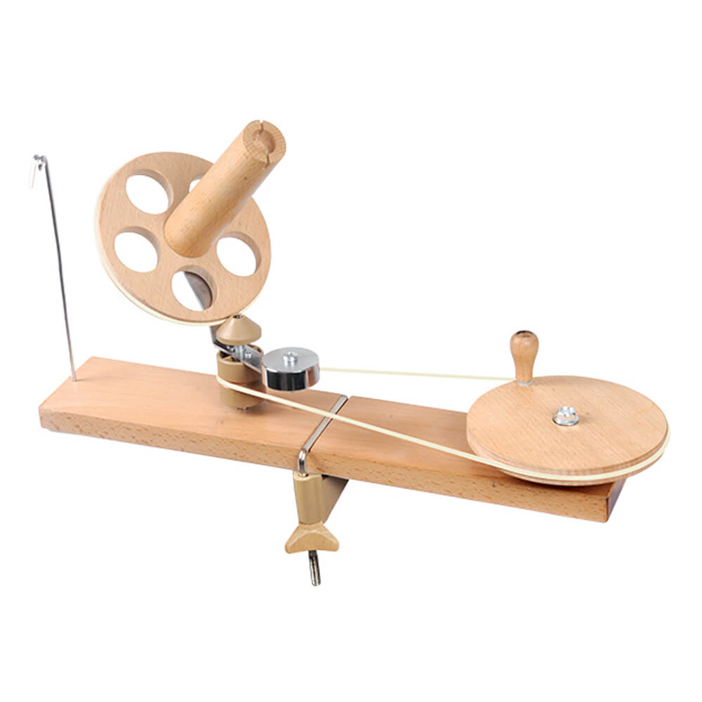KnitPro Natural wolmolen met tafelklem 