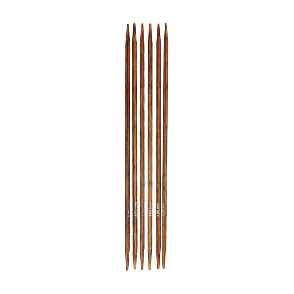KnitPro Ginger sokkennaalden 15cm 3.00mm 