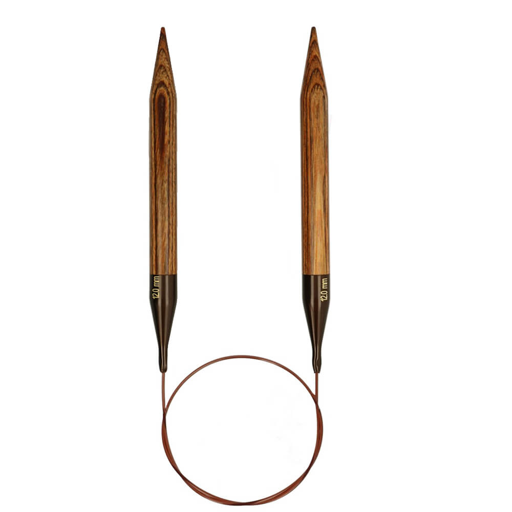 KnitPro Ginger rondbreinaalden 60cm 12.00mm 