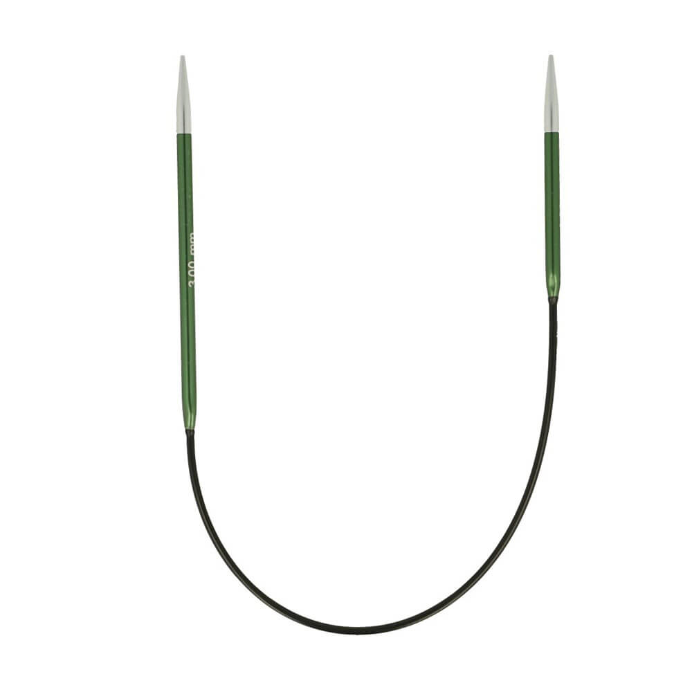 KnitPro Zing rondbreinaalden 25cm 3.00mm 