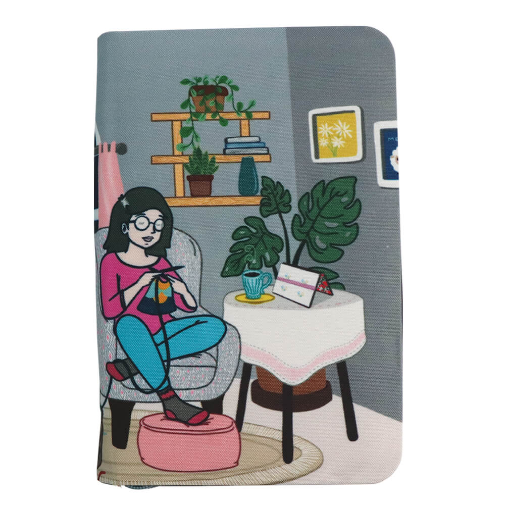 KnitPro Passion sokkennaaldenetui 24,5x16cm 