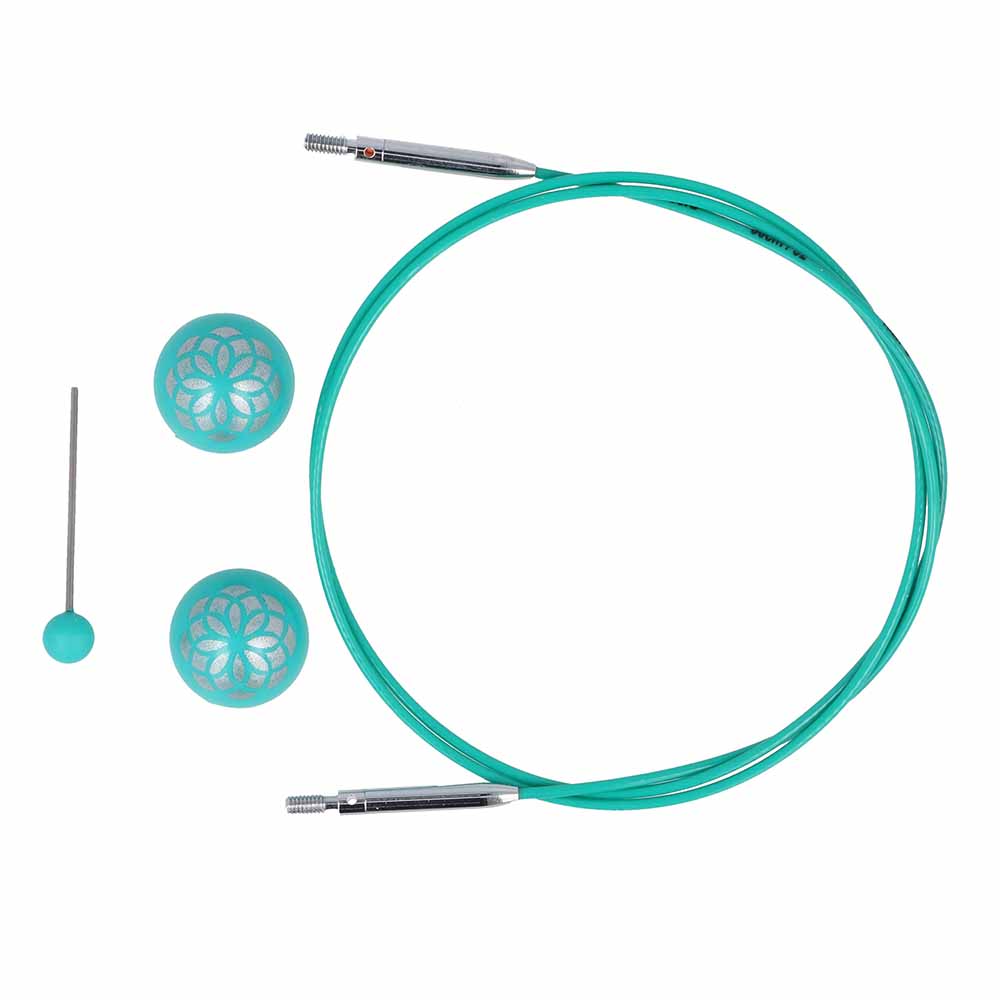 KnitPro Swivel 360° Verwis. kabel voor 80cm naald 