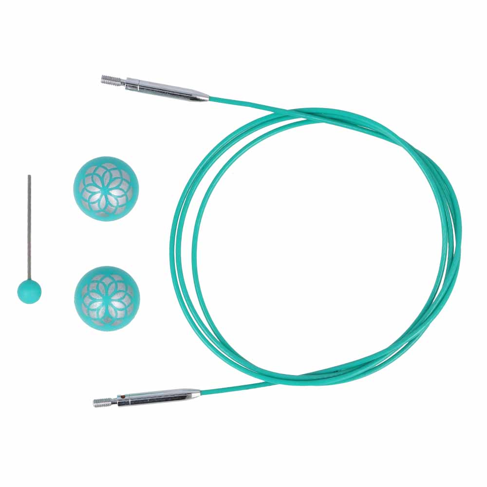 KnitPro Swivel 360° Verwis. kabel voor 100cm naald 