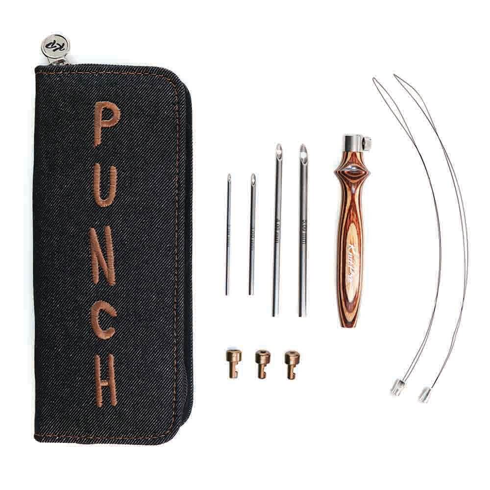 KnitPro Punch needle set Earthy Wood