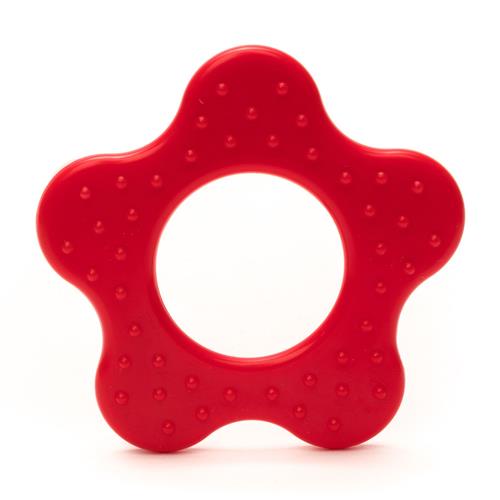 Bijtring Bloem noppen  2 st 1006