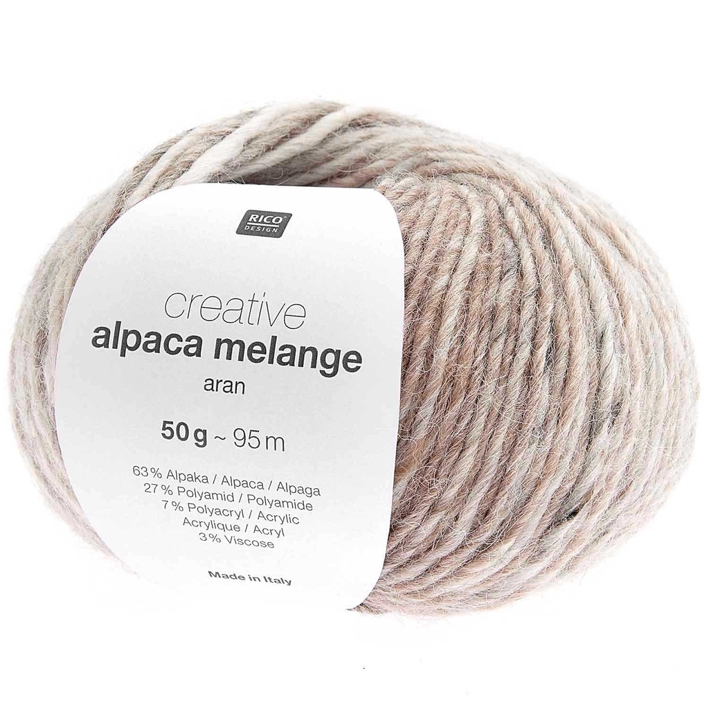 Alpaca Melange Ecru 01