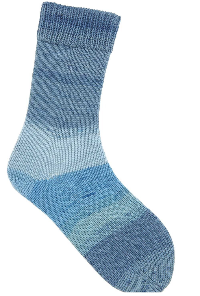 Superba Cashmeri Luxury Socks 4 ply 25 Blue degrade