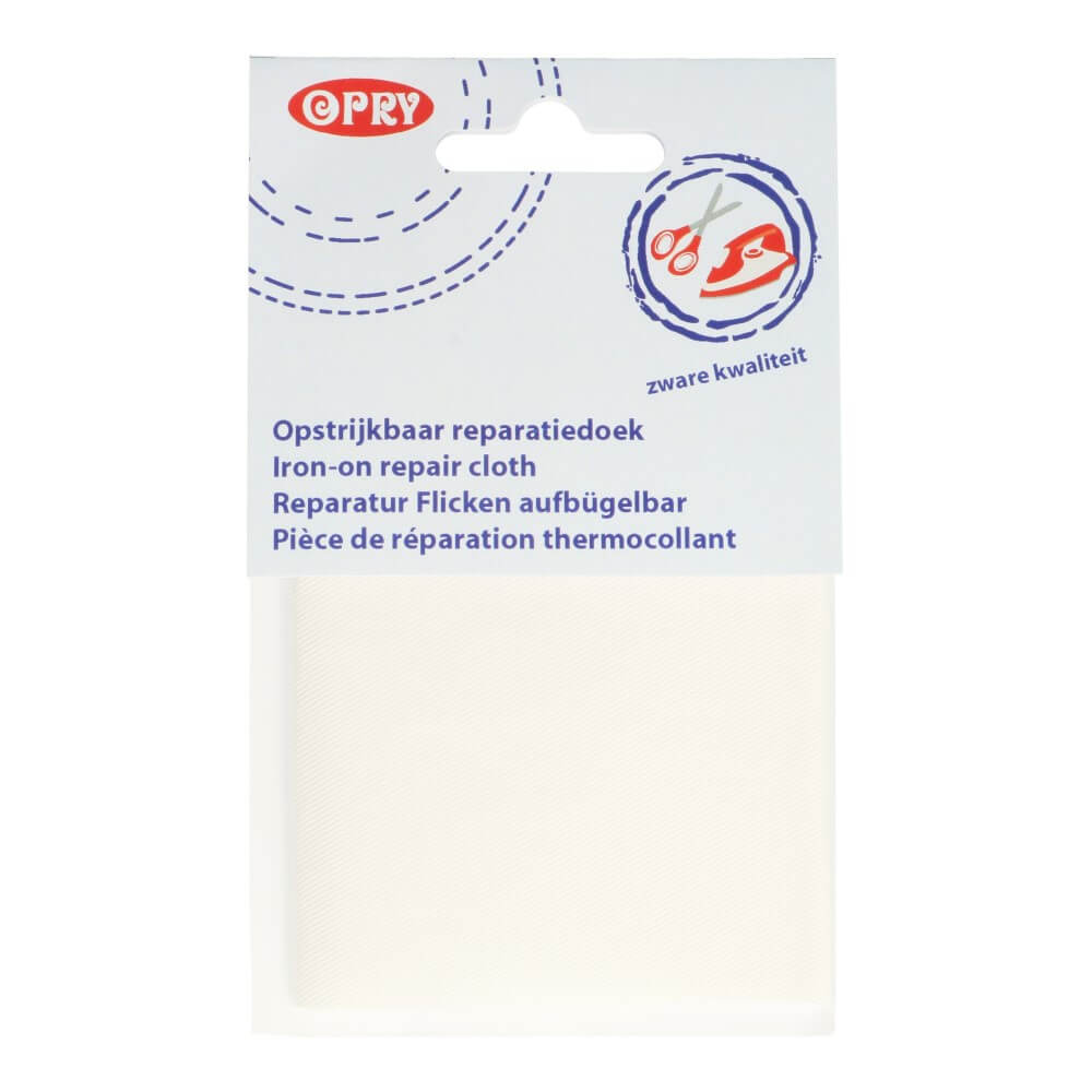 Opry Reparatiedoek stevig opstrijkbaar 12x40cm 0009 - 5st