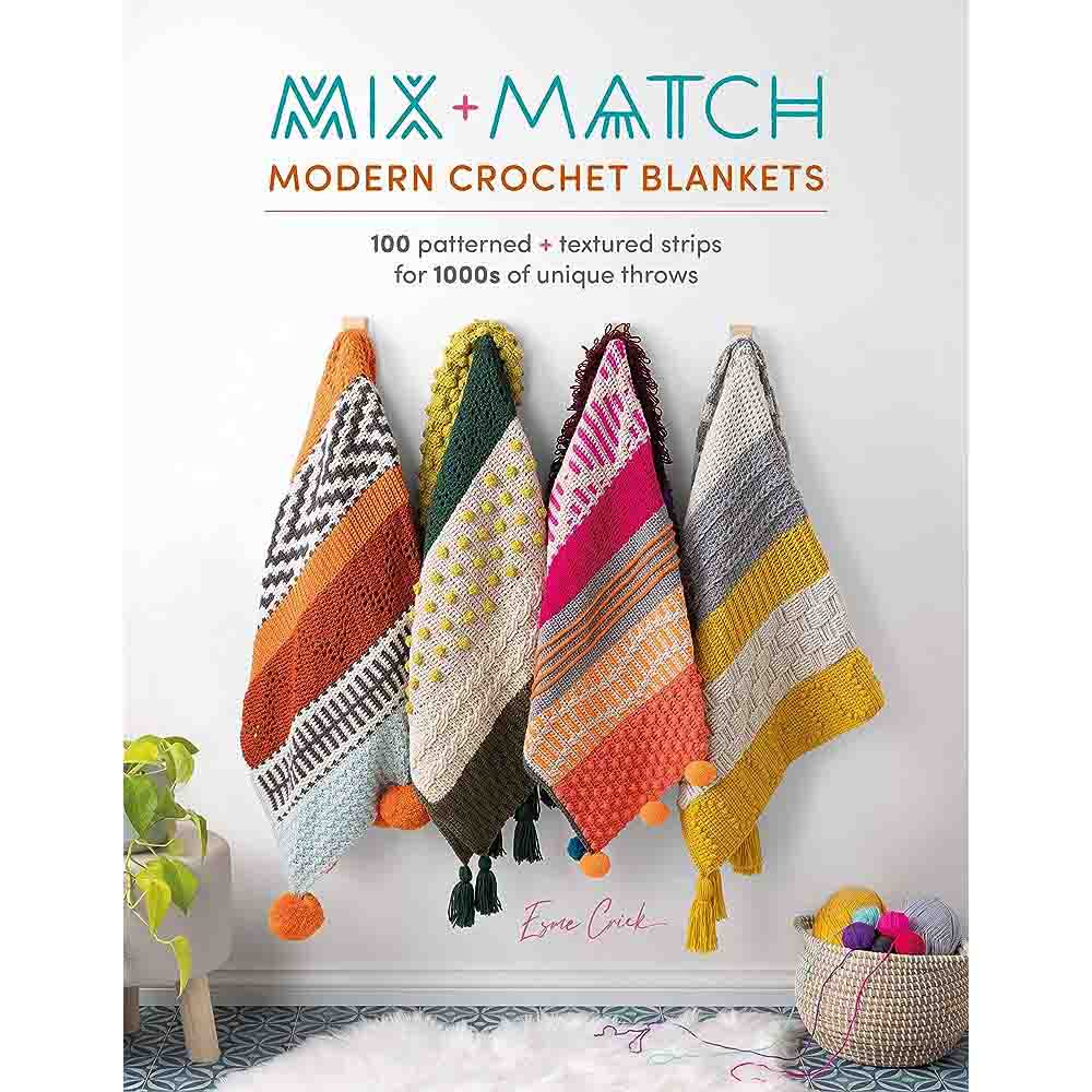 [9999-9858] Mix & Match Modern crochet blankets UK - Esme Crick - 1st
