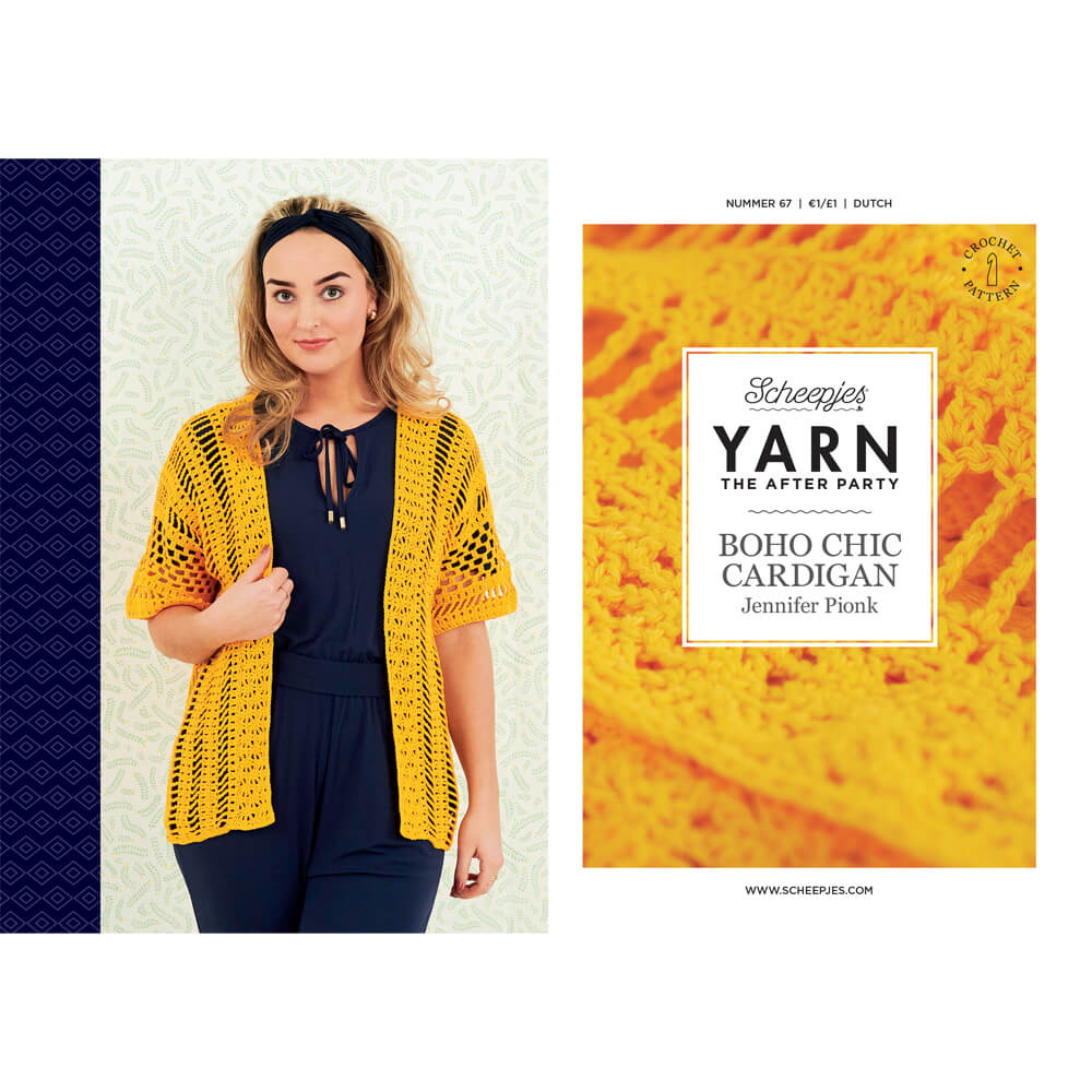 Scheepjes YARN The After Party nr.67 Boho Chic Cardigan NL