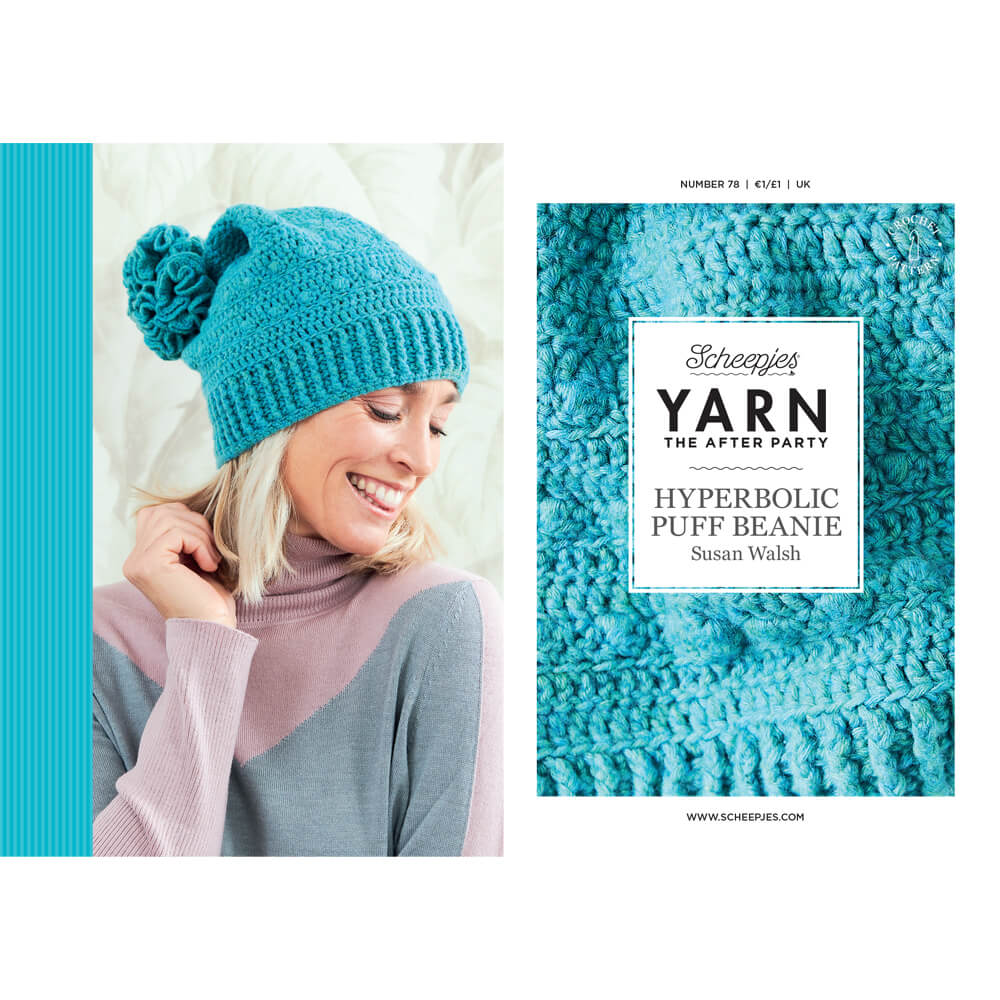 Scheepjes YARN The After Party nr.78 Hyperbolic Puff Beanie UK
