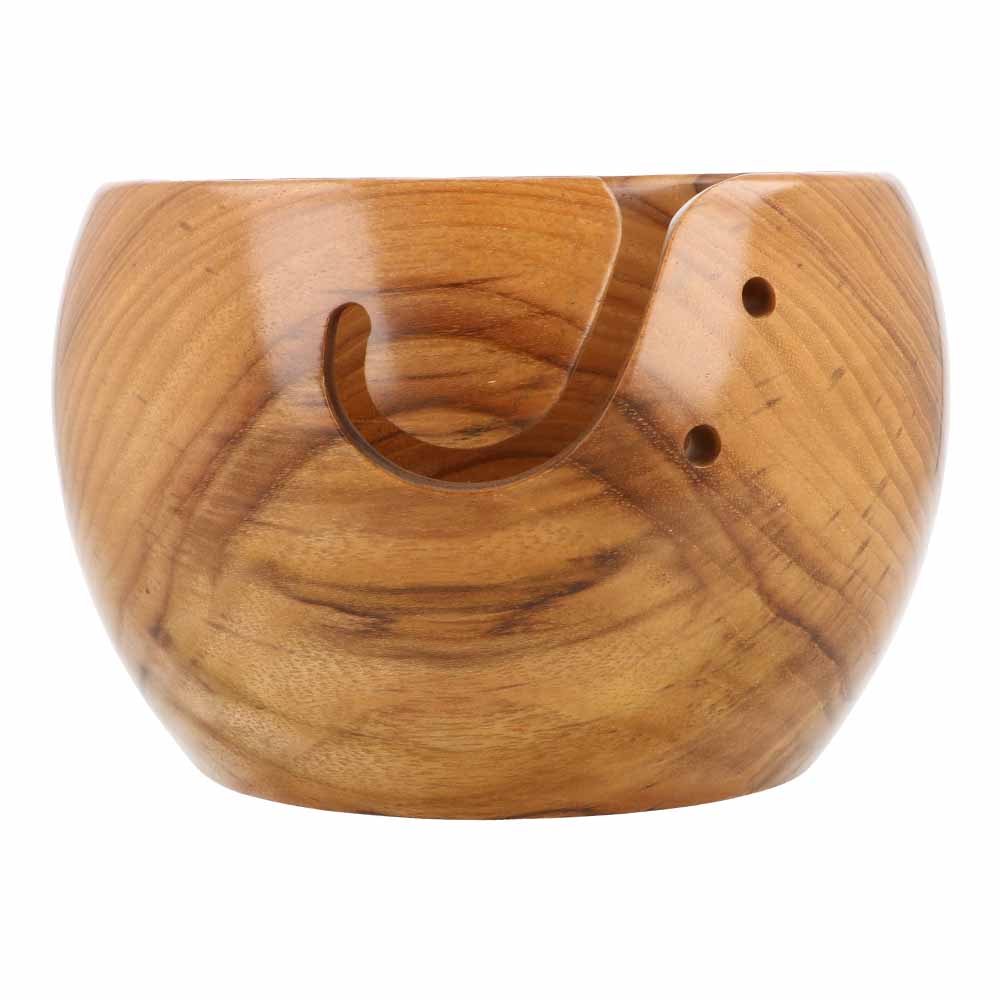 [23367] Yarn bowl mangohout 15x10cm