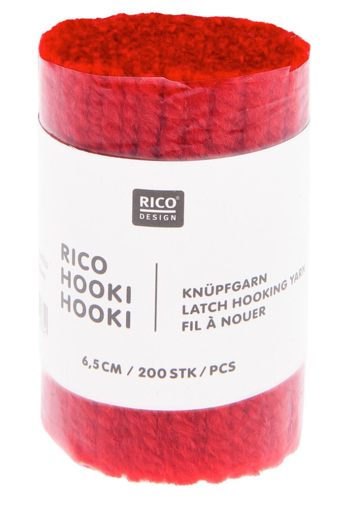 Hooki Hooki knooptouw 6,5cm rood