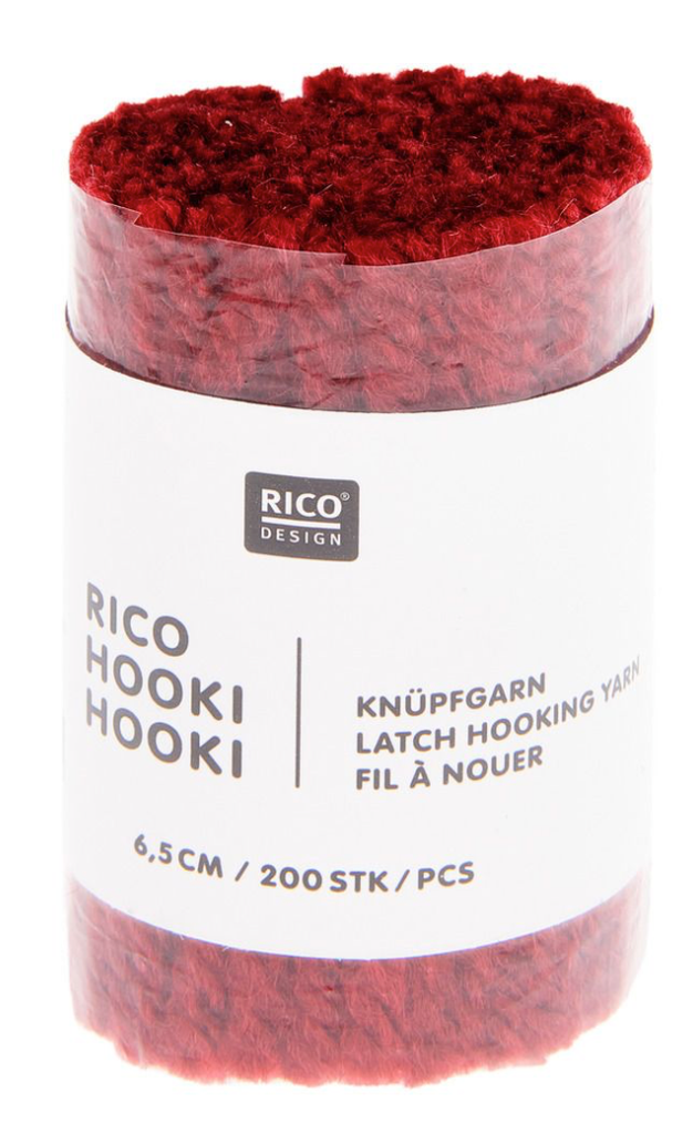 Hooki Hooki knooptouw 6,5cm donkerrood