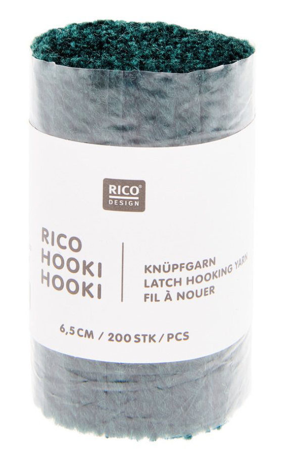 [100296] Hooki Hooki knooptouw 6,5cm donkergroen