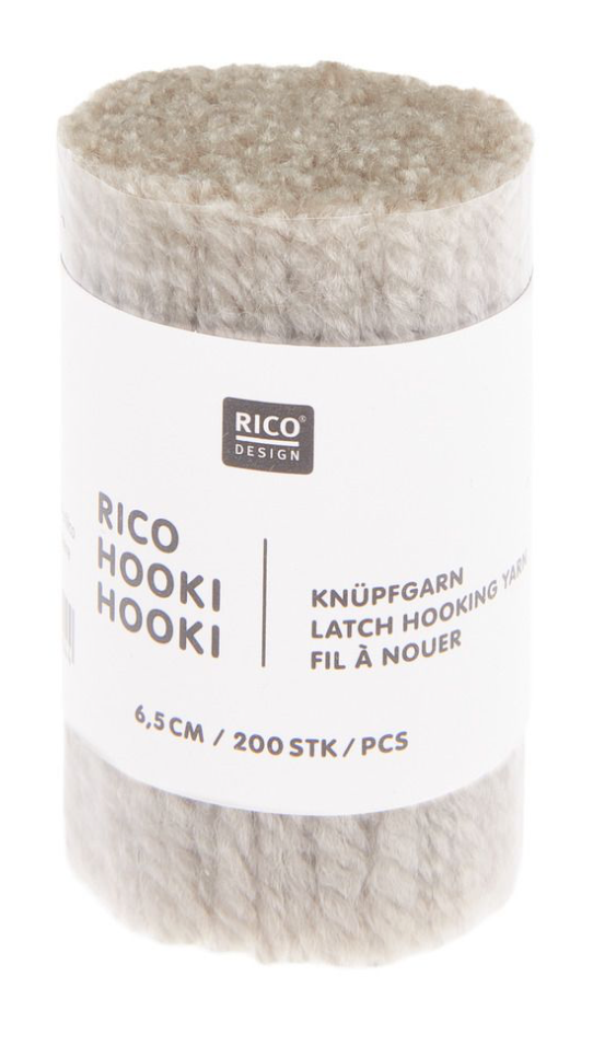 Hooki Hooki knooptouw 6,5cm parelgrijs