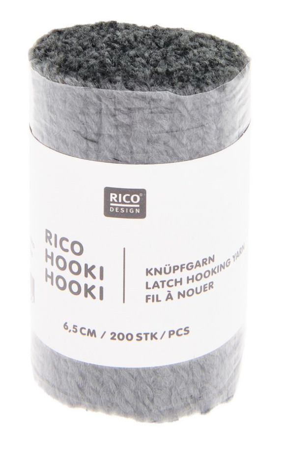 Hooki Hooki knooptouw 6,5cm Anthrasit