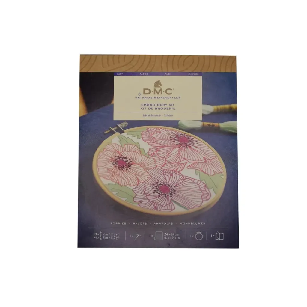 [TB242] Borduurset Poppies