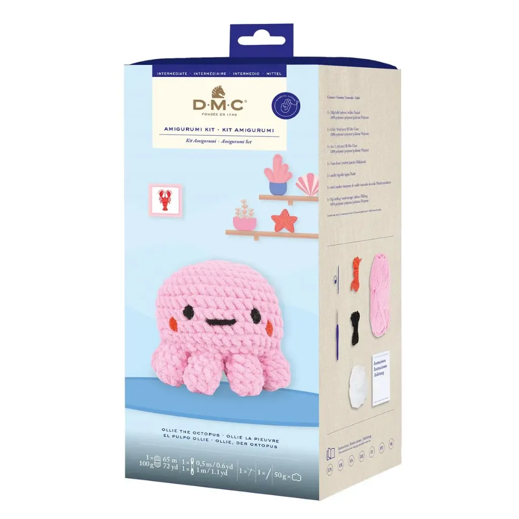[CR141K] Amigurumi kit 'Ollie de Octopus'