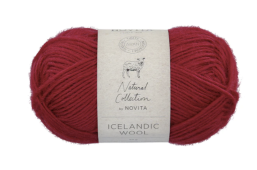 [Novita] Icelandic Wool 50g 523 lingonberry
