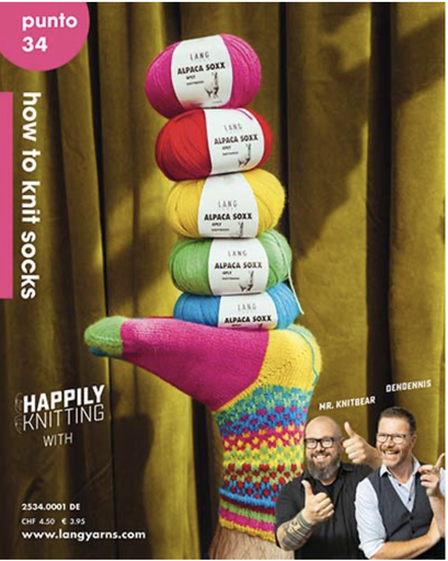 [Lang Yarns] Punto 34 How to knit socks