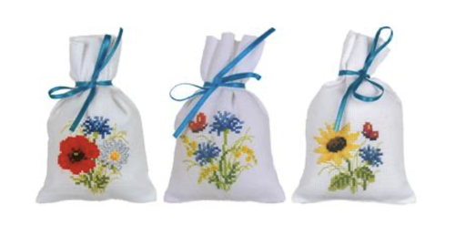 [PN-0200952] Kruidenzakje kit Veldbloemen set van 3