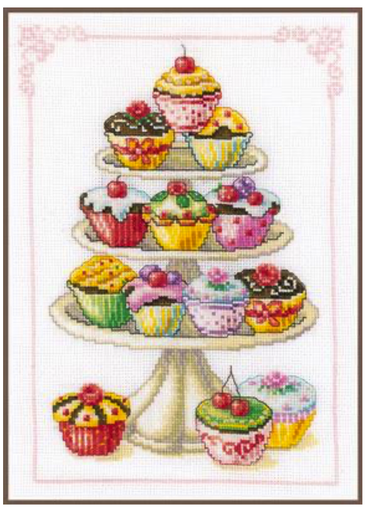 [PN-0011909] Telpakket kit Cupcakes 