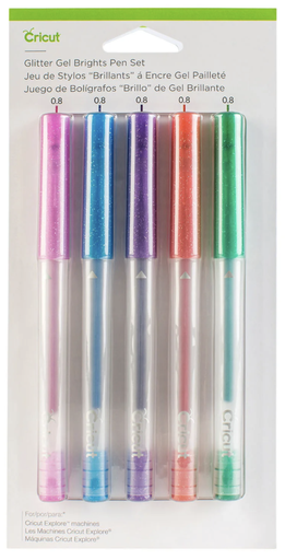 [2004026] Glitter Gel pen set Brights