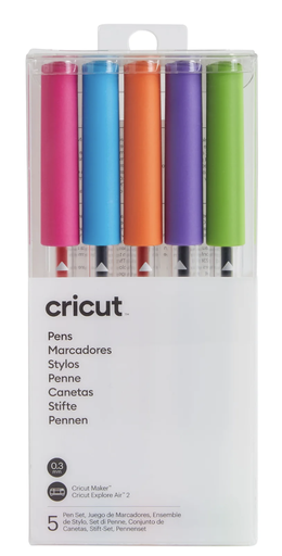 [2007645] Extra fine point pen set Brights 0.3mm 5 stuks