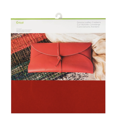 [2004017] Genuine leather 30.5x30.5cm Cranberry