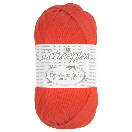 [1726-261] Scheepjes Bamboo Soft 50g - 261 Regal Orange
