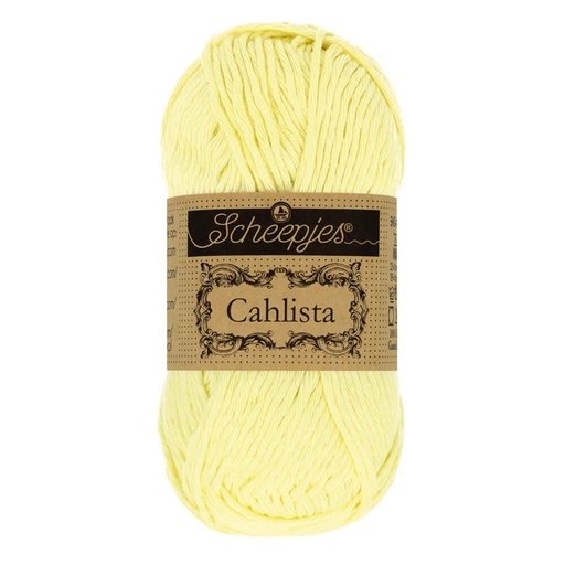 [1707-100] Scheepjes Cahlista 50g - 100 Lemon Chiffon