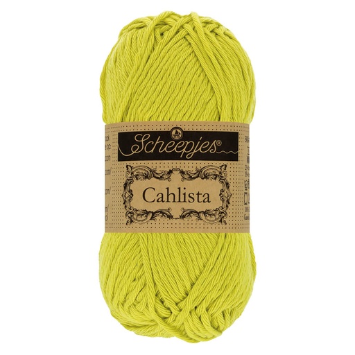 [1707-245] Scheepjes Cahlista 50g - 245 Green Yellow