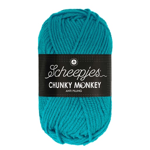 [1716-2012] Scheepjes Chunky Monkey 100g - 2012 Deep Turquoise