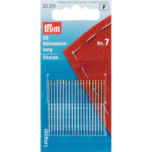 [121291] Prym Naainaalden lang staal 0.70x38mm - 20st