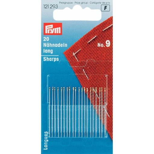 [121293] Prym Naainaalden lang staal 0.60x34mm - 20st