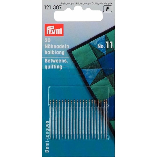 [121307] Prym Naainaalden halflang staal assorti. 0.50x26mm - 20st