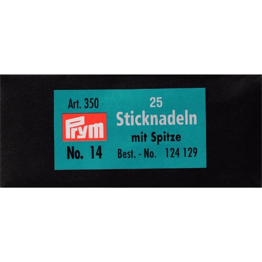 [124129] Prym Borduurnaalden met punt 1.90x60mm - 25st
