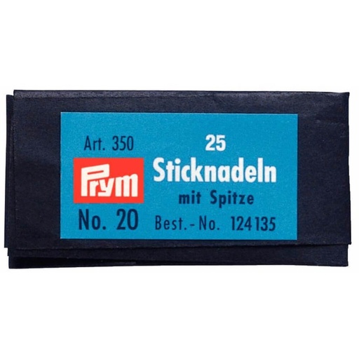 [124135] Prym Borduurnaalden met punt 1.00x43mm - 25st