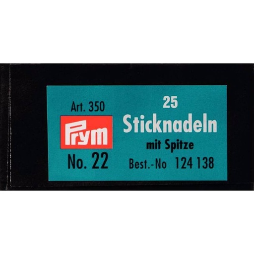 [124138] Prym Borduurnaalden met punt 0.90x40mm - 25st