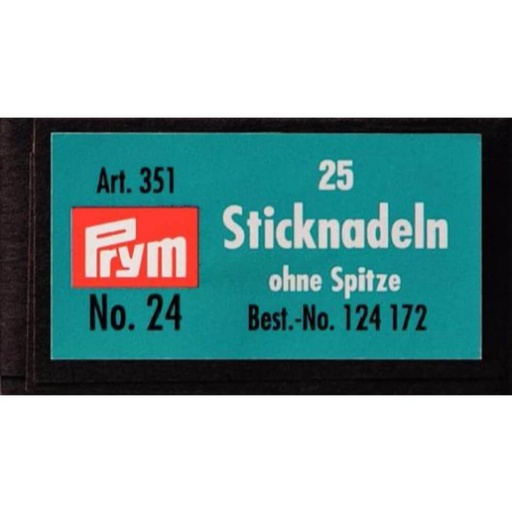 [124172] Prym Borduurnaalden zonder punt 0.80x37mm - 25st