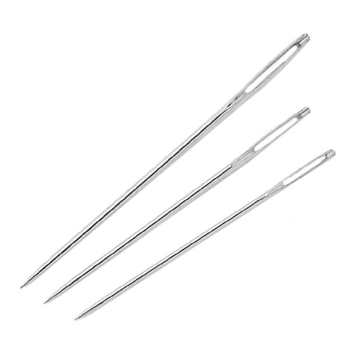 [125542] Prym Crewelnaalden staal assortiment nr.3-9 zilver - 16st