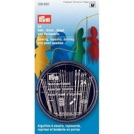 [128610] Prym Naai-borduur-stop-parelnaalden zilver - 24st