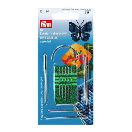 [131124] Prym Hobbynaalden assortiment zilver - 10st
