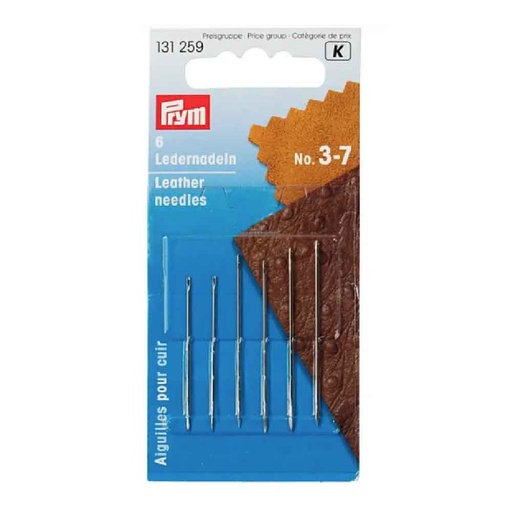 [131259] Prym Leernaalden assortiment nr.3-7 zilver - 6st